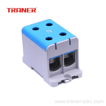 95mm2 2 Poles Aluminum/Copper Blue Universal Terminal Block